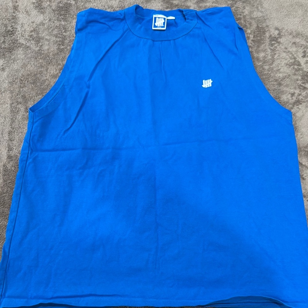 Undefeated Blue T-Shirt with Logo